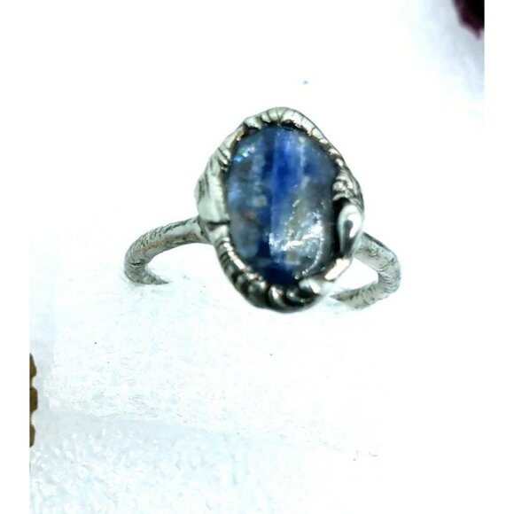 Kyanite crystal ring Size 7 - Picture 3 of 11